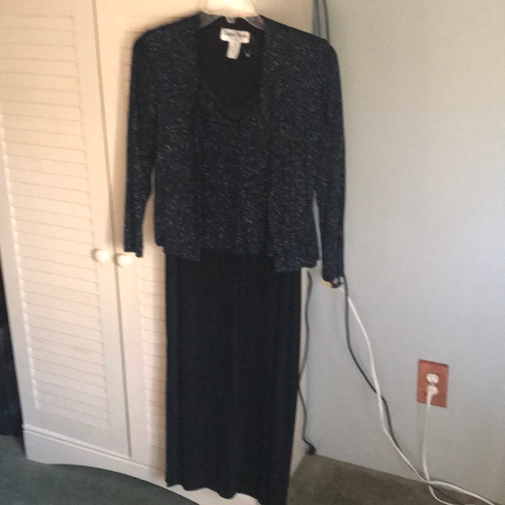 Long dress with coat